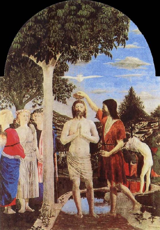 Piero della Francesca Gallery, London baptizes Christs Sweden oil painting art